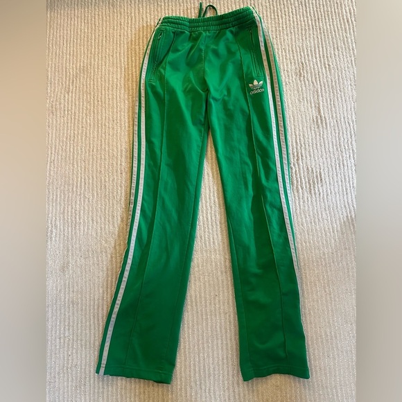 Adidas Green Athletic track pants - Picture 1 of 6